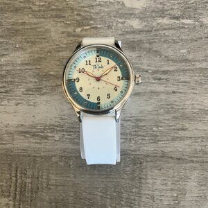 New! Think Medical Unisex White Silicone Nurse Quadrant Watch 24 Hour